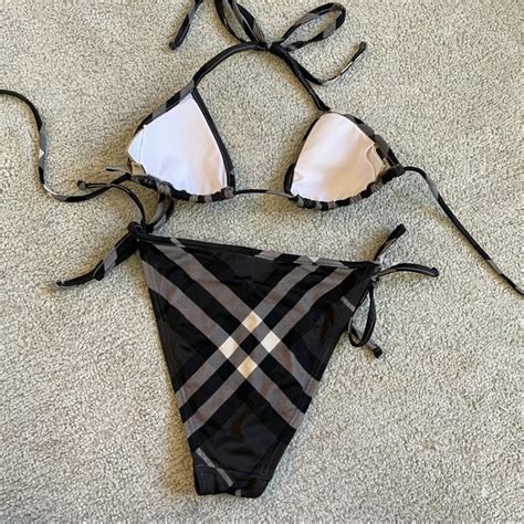 kids burberry swim|Burberry plaid bikini.